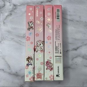 Tokidoki Cherry Blossom 4 pack blind box pen pens 0.5 mm black gel ink